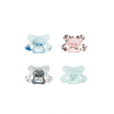 Abbildung von Difrax Schnuller Dental 6M+ Mit Ring (1 Stück) Baby Kleinkind