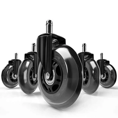 Abbildung von Vendix Stuhlrolle 5x Universal Bürostuhl Rollen leise und kratzerfrei 11mm