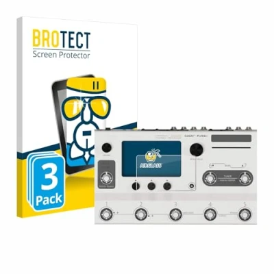 Abbildung von BROTECT Schutzglas für Hotone Ampero II Stage (3 Stück) Schutzfolie Panzer Folie Glas [Extrem Kratzfest 9H, Anti Fingerprint, Ultra Transparent]