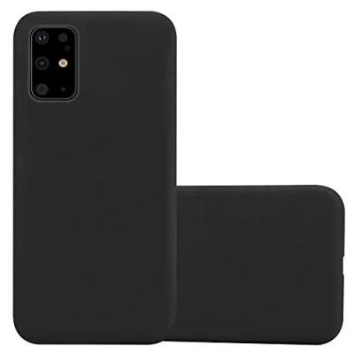 Abbildung von Cadorabo Hülle kompatibel mit Samsung Galaxy S20 Plus Schutzhülle TPU Silikon Case Candy Design Slim Kratzfest Weiche Gummi Rundumschutz für in Schwarz