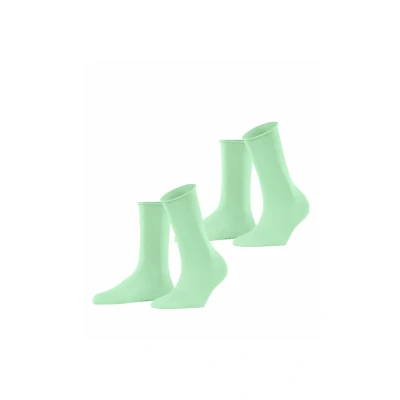 Abbildung von Esprit 2 PACK Feinste Unifarben Rollrand Socken After eight, Damen, Größe: 39 42, eight