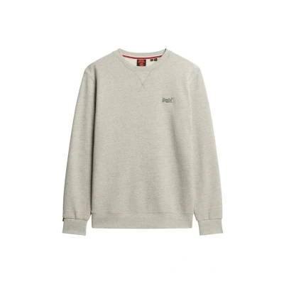Abbildung von Superdry Essential LOGO CREW Sweatshirt, Herren, Größe: Large, Varsity grey grindle