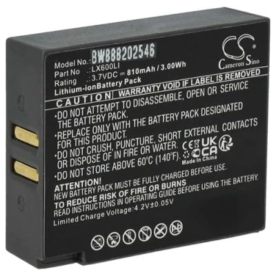 Abbildung von vhbw Akku Ersatz für Eartec LX600LI Wireless Headset Kopfhörer (810mAh, 3,7V, Li Ion)