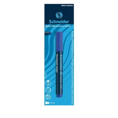 Abbildung von Schneider Maxx 130 Permanent Marker (Strichstärke: 1 3 mm, nachfüllbar) 1er Blister blau