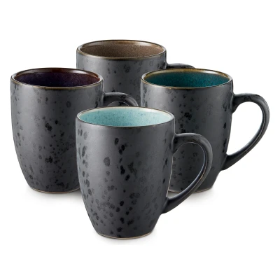 Abbildung von Bitz Becher Gastro Schwarz/multi Blau 300 ml 4 Stücke