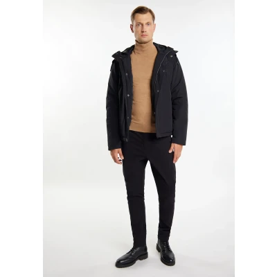 Abbildung von Dreimaster Wattierte Casnagie Übergangsjacke, Herren, Größe: Medium, Schwarz