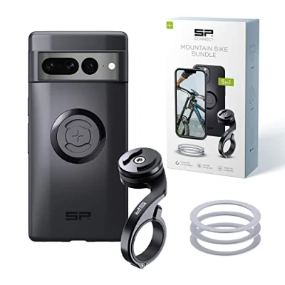 Abbildung von SP CONNECT Mountain Bike Bundle SPC+ kompatibel mit Google Pixel 7 Pro Handyhalter für Mountainbike MTB Handy Halterung Gadget