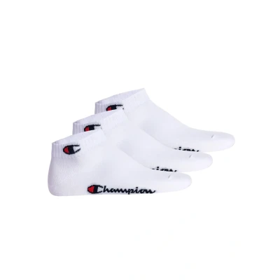 Abbildung von Champion Unisex 3ER Packquarter Basic LOGO Socken, Größe: 35 38, Weiß