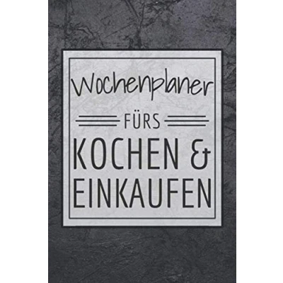 Abbildung von Wochenplaner fürs Kochen und Einkaufen: Meal Prep Tagebuch Einfach Mahlzeiten planen