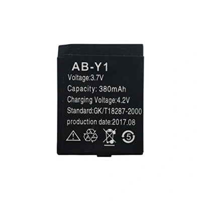 Abbildung von Smartwatch Batterie AB Y1 wiederaufladbare Lithium mit 380MAH Kapazität