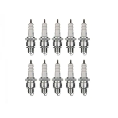 Abbildung von 10x Zündkerze BPR7HS Zündkerzen Set 10 Stück 10er Pack passend für Motorrad/Roller kompatibel für: W225T7 QL78YC5939 QL78YC 5939 W22FPR U AP2BEN000088