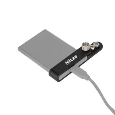 Abbildung von Nitze T7 SSD Halter Halterung aus Aluminiumlegierung für Samsung SSD, Holder Kompatibel mit N42