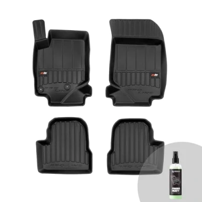 Abbildung von FROGUM ProLine 3D Gummimatten Exklusiven Auto Fußmatten Autofussmatten für Opel Corsa F ab 2019, Peugeot 208 II 2019 Die höchsten Kanten
