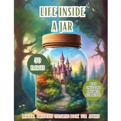 Abbildung von Life Inside a Jar: Discover the Enchanting World With 50 Different Images: Landscapes, Animals, Fantasy Creatures, Flowers, Closed In Magic Jar, ... Ideal Gifts, Adults, Teen, and Senior.
