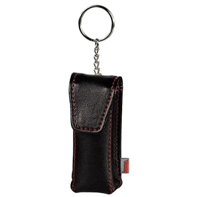 Abbildung von Hama Fototasche USB Stick Case &quot;Fashion&quot;, Schwarz, mit Schlüsselring