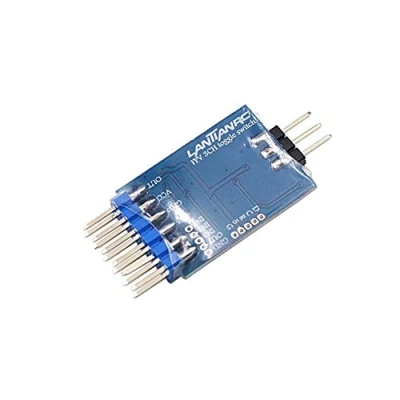 Abbildung von Video Switcher Module 3 Way Blue 5.8G Channel Switch Unit for RC FPV Camera