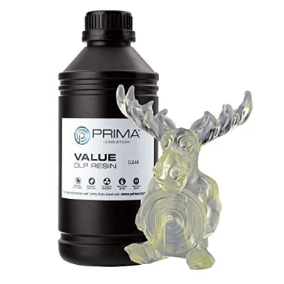 Abbildung von PrimaCreator Value UV/DLP Resin 1000 ml Klar, transparent