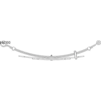 Abbildung von CS Germany 10.940.300.00 Blattfeder Hinterachse VOLKSWAGEN: Amarok Pickup