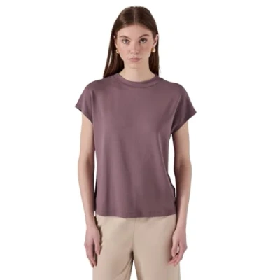 Abbildung von Street One Kuscheliges Tshirt basic, Damen, Größe: 38, Rosa