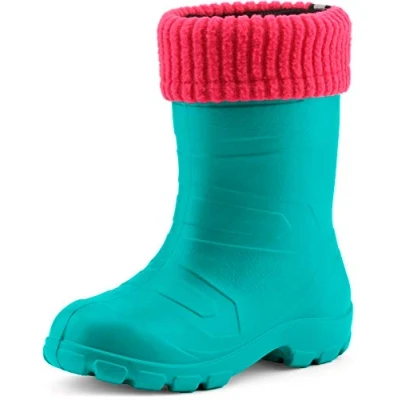 Abbildung von Ladeheid Kinder federleichte EVA Thermo Gummistiefel gefüttert LA845KIDS