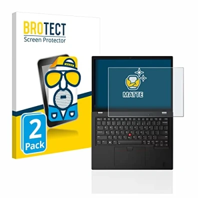 Abbildung von BROTECT Entspiegelungs Schutzfolie für Lenovo Thinkpad L13 Gen 3 (2 Stück) Matte Displayschutz Folie, Anti Reflex, Fingerprint