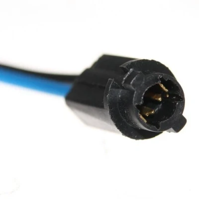 Abbildung von 12x T5 Fassungen mit Zuleitung W2,1W Glassockel Fassung Neu W2x4,6d Lampenfassung Beleuchtung 12V 24V Old Harvest