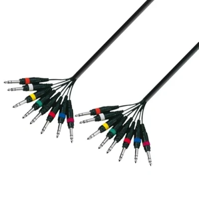 Abbildung von Adam Hall 3 Star Series 5 m 8 x 6,3 mm Klinkenstecker auf