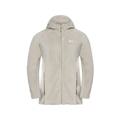 Abbildung von Jack Wolfskin Rotwand Hooded Fleecejacke, Damen, Größe: Medium, Seal