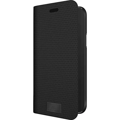 Abbildung von Black Rock Booklet Klapphülle Case Passend für Apple iPhone 12 Pro Max I Handyhülle, Standfunktion, Magnet Verschluss (Schwarz)