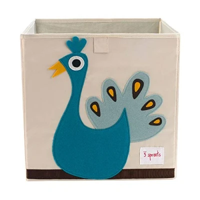 Abbildung von 3 Sprouts Storage Box Blue Peacock