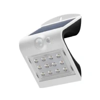 Abbildung von Goobay 45802 LED Solarleuchte Außenstrahler mit Bewegungsmelder Aussen / 1,5W Solar Lampe Outdoor IP65 Gartenstrahler Außenlampe PIR Sensor Weiß