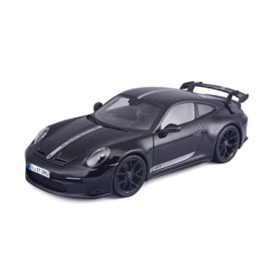 Abbildung von Maisto® Sammlerauto 1:18 Porsche 911 GT3, &#039;23, schwarz mit Streifen, Maßstab