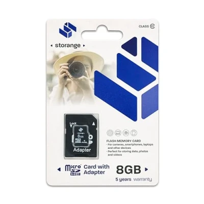 Abbildung von STORANGE 8GB Class 10 SDHC Micro SD Karte + Adapter