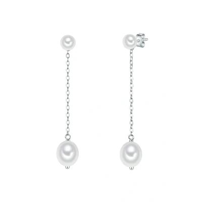 Abbildung von Valero Pearls Sterling Ohrringe, Damen, Größe: One Size, Silber
