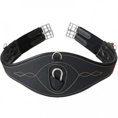 Abbildung von Kentucky Horsewear Anatomischer Sattelgurt Schwarz