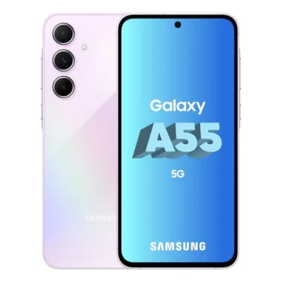 Abbildung von Samsung Galaxy A55 5G 128GB A556 Lila mit otelo Vertrag unbegrenzt telefonieren + 30000 MB 4G