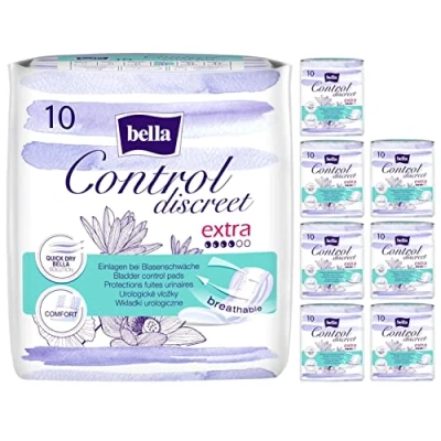 Abbildung von bella Control Discreet Inkontinenzeinlagen Extra 10 Stück