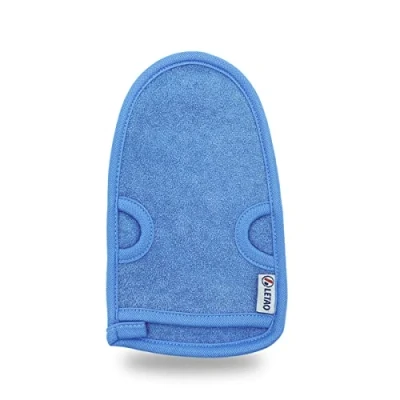 Abbildung von LETAO® Bambusfaser exfoliating gloves peelinghandschuh hamam handschuh für body scrub und Peeling