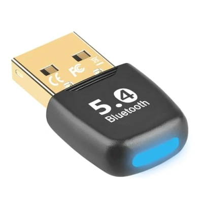 Abbildung von SHUBEIEUMI Bluetooth 5.4 Adapter für PC, Dongle Maus, Tastatur, Kopfhörer, Handy, Tablet, Controller, Kompatibel mit Windows 11/10/8.1/7, Plug &amp; Play