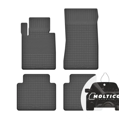 Abbildung von Gummimatten mit Rand Auto Fußmatten Gummi Automatten Passgenau 4 teilig Set passend für BMW 3 Series F30 2012 2018