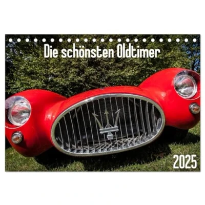 Abbildung von Die schönsten Oldtimer 2025 (Tischkalender DIN A5 quer), CALVENDO Monatskalender