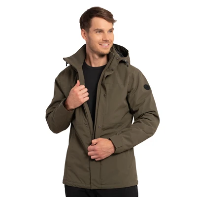 Abbildung von Icepeak Alston Hardshelljacke, Herren, Größe: 58, Dunkel olivgrun