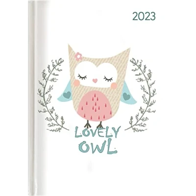 Abbildung von Ladytimer Lovely Owl 2023 Eule Taschenkalender A6 (10,7x15,2 cm) Weekly 192 Seiten Notiz Buch Termin Planer Alpha Edition