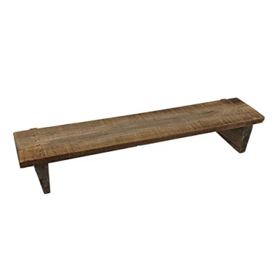 Abbildung von Spetebo Wandregal 58 cm mit Beinen aus altem Holz
