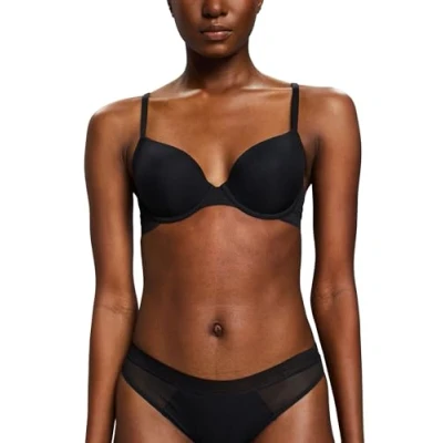 Abbildung von Esprit Wattierter Bügel BH, Damen, Größe: 75A, Black