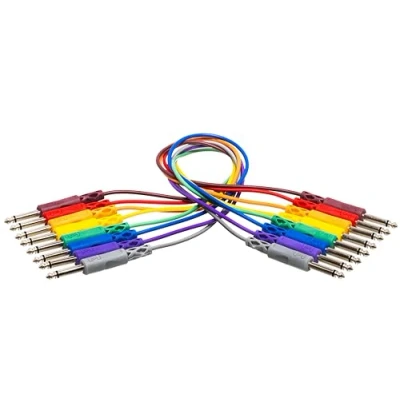 Abbildung von HOSA CPP 845, unsymmetrisches Patchkabel für den Einsatz mit modularen Synthesizern und Soundmodulen, 6,3 mm TS auf TS, 1,5 m Länge