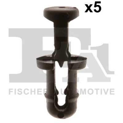 Abbildung von FA1 11 20022.5 Clip, Zier /Schutzleiste schwarz AUDI: 80 B4 Limousine, Avant