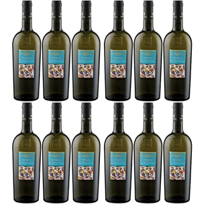 Abbildung von Tenuta Ulisse Passerina Terre di Chieti Weißwein Wein Trocken IGP Italien I Versanel Paket (12 x 0,75l)