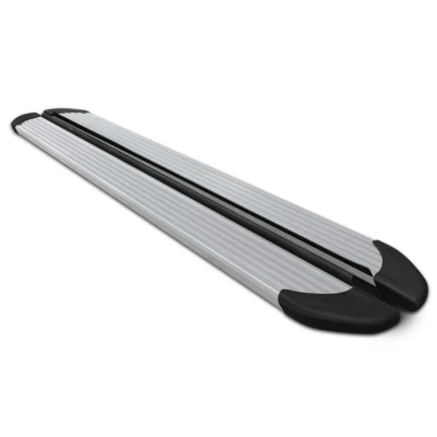 Abbildung von OMAC Seitenschweller Trittbretter Schweller kompatibel mit Hyundai ix35 2009 2016 Aluminium Grau
