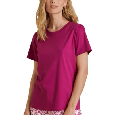 Abbildung von Calida Kurzarm Tshirt basic, Damen, Größe: 32/34, Orchid flower